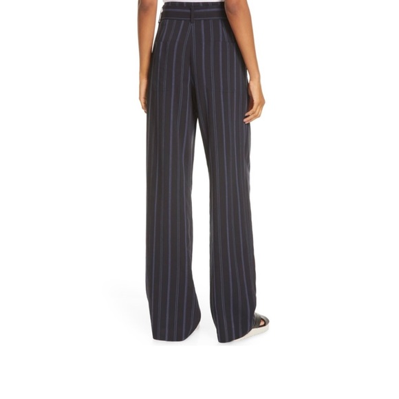 VINCE Striped Blue Pants - Picture 2 of 8